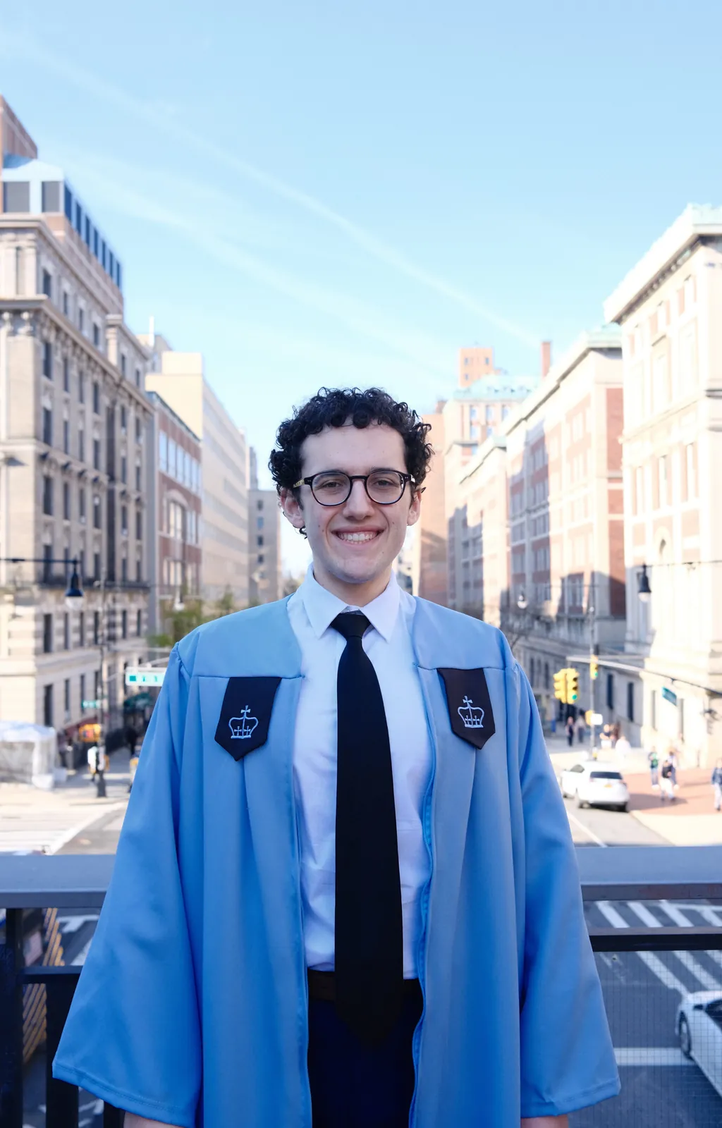 Steven Winnick at his Columbia University graduation
